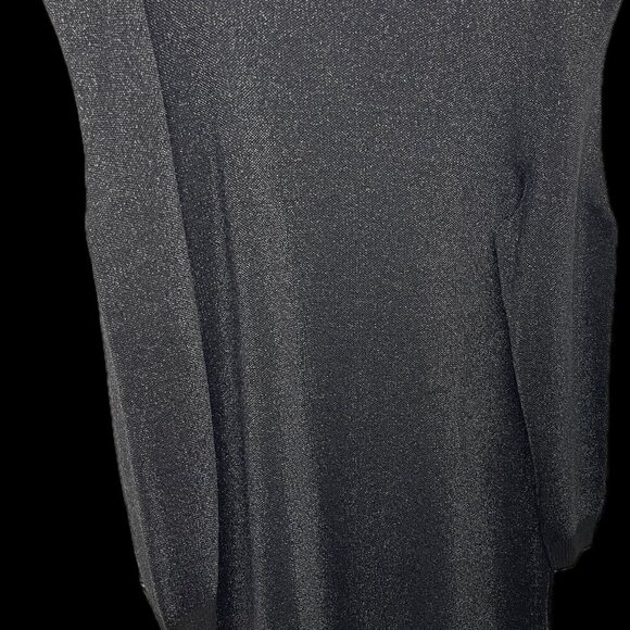 ZARA Black Turtleneck Mini Dress Size XL casual comfort everyday - Picture 3 of 4